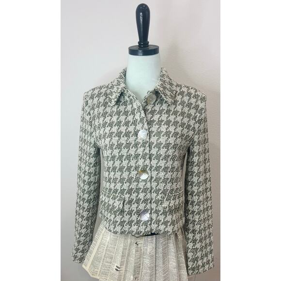 NWT Enhanced Amanda & Chelsea Boucle’ Cropped Jacket - Picture 1 of 4